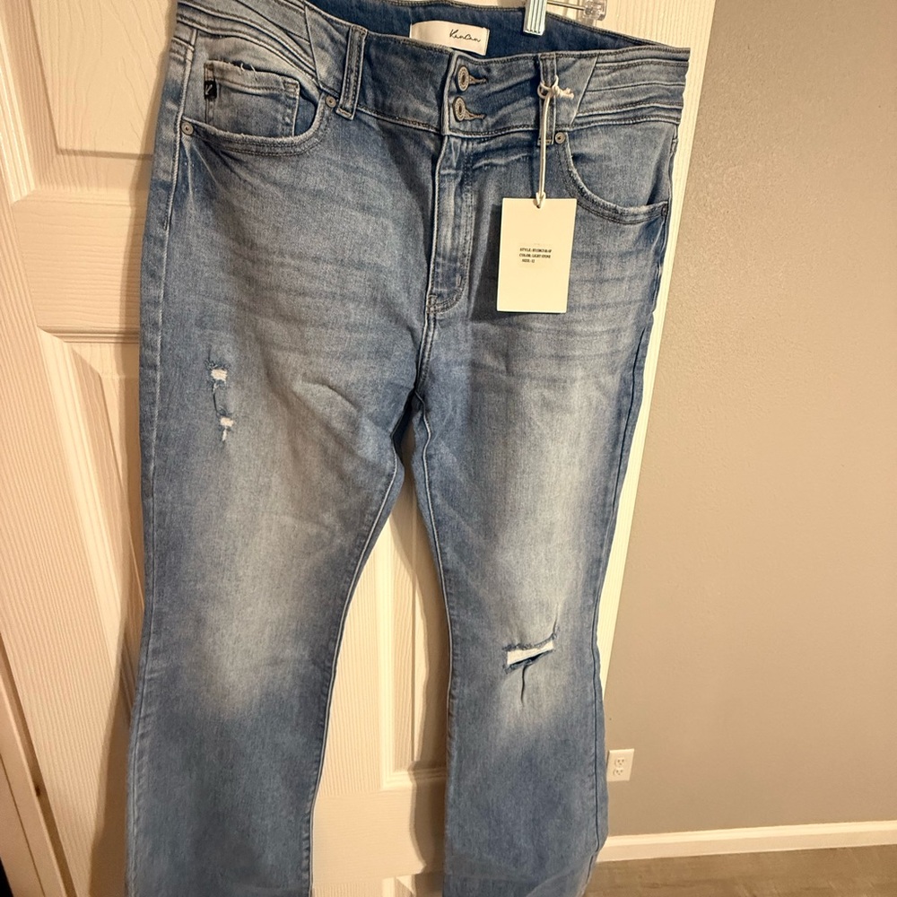 KanCan Light  Stone Wash Stretchy Flare leg  Women’s Jeans